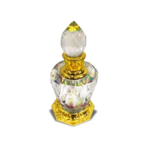 small crystal bottle for attar oil