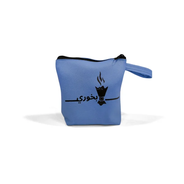 blue bukhoor travel kit gift pouch