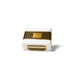 Box – Medium – White and Gold