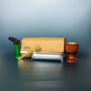 Arabic Gift Combo Bag – All-in-One Leather Bukhoor Set with Mini Mubkhar