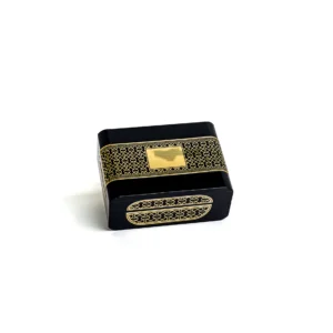 Burhani Hadaya - Sandook Al-Fakher - Black & Glold - Medium