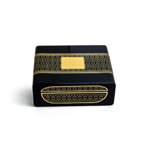 Burhani Hadaya - Sandook Al-Fakher - Black & Glold - XLarge