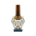 Crystal Perfume Bottle with Gold-Tone Cap #02 – Luxury Gift Bottle