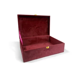 red Velvet Boxes by Burhani Hadaya